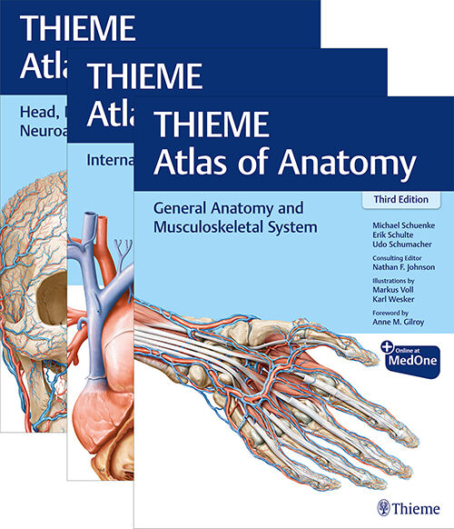 Thieme Atlas Of Anatomy Three Volume Set Third Edition